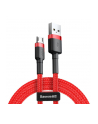 Kabel Baseus cafule CAMKLF-C09 (USB M - Micro USB M; 2m; kolor czerwony) - nr 4