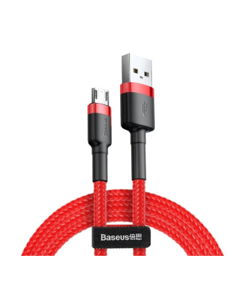 Kabel Baseus cafule CAMKLF-C09 (USB M - Micro USB M; 2m; kolor czerwony) nr 1