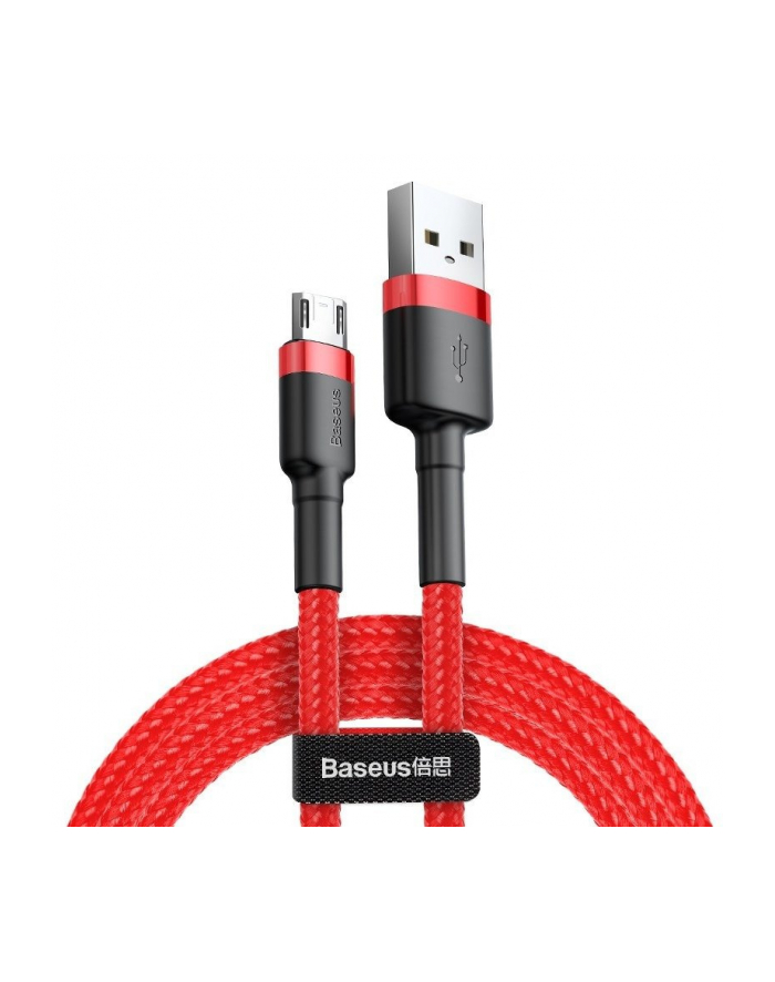 Kabel Baseus cafule CAMKLF-C09 (USB M - Micro USB M; 2m; kolor czerwony) główny