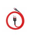 Kabel Baseus cafule CAMKLF-C09 (USB M - Micro USB M; 2m; kolor czerwony) - nr 6