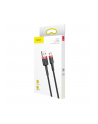 Kabel Baseus cafule CAMKLF-C91 (USB M - Micro USB M; 2m; kolor czarno-czerwony) - nr 28