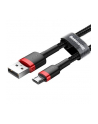 Kabel Baseus cafule CAMKLF-C91 (USB M - Micro USB M; 2m; kolor czarno-czerwony) - nr 4