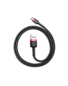 Kabel Baseus cafule CAMKLF-C91 (USB M - Micro USB M; 2m; kolor czarno-czerwony) - nr 7