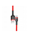 Kabel Baseus Cafule CATKLF-A09 (USB 2.0 - USB typu C ; 0 50m; kolor czerwony) - nr 1