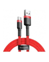 Kabel Baseus Cafule CATKLF-A09 (USB 2.0 - USB typu C ; 0 50m; kolor czerwony) - nr 25