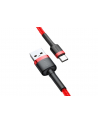 Kabel Baseus Cafule CATKLF-A09 (USB 2.0 - USB typu C ; 0 50m; kolor czerwony) - nr 9