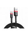Kabel Baseus Cafule CATKLF-A91 (USB 2.0 - USB typu C ; 0 50m; kolor czarno-czerwony) - nr 1