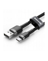 Kabel Baseus Cafule CATKLF-AG1 (USB 2.0 - USB typu C ; 0 50m; kolor ciemnoszary) - nr 1
