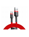 Kabel Baseus Cafule CATKLF-C09 (USB 2.0 - USB typu C ; 2m; kolor czarno-czerwony) - nr 1