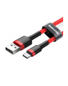 Kabel Baseus Cafule CATKLF-C09 (USB 2.0 - USB typu C ; 2m; kolor czarno-czerwony) - nr 4