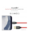 Kabel BlitzWolf AMPCORE BW-TC10 (USB 2.0 - USB 3.0 Typu C ; 1 8m; kolor czerwony) - nr 2