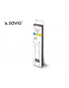 Kabel SAVIO CL-123 (Micro USB - USB 2.0 ; 1m; kolor biały) - nr 1