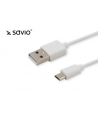 Kabel SAVIO CL-123 (Micro USB - USB 2.0 ; 1m; kolor biały) - nr 4