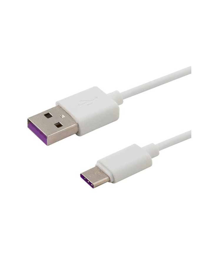 Kabel SAVIO CL-126 (USB 2.0 typu C - USB 2.0 typu A ; 1m; kolor biały) główny
