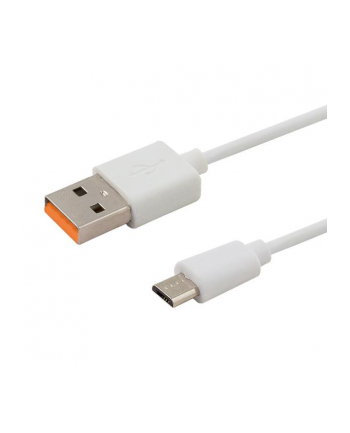 Kabel SAVIO CL-127 (Micro USB typu B - USB 2.0 typu A ; 1m; kolor biały)