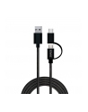 Kabel SAVIO CL-128 (Micro USB typu B  USB 2.0 typu C - USB 2.0 typu A ; 1m; kolor czarny) - nr 8