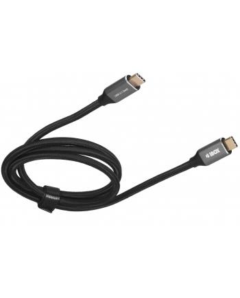 Kabel IBOX IKUMTC31G2 (USB - USB 3.0 Typu C ; 1m; kolor czarny)