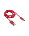 Kabel IBOX IKUMTCR (USB 2.0 typu A - USB typu C ; 1m; kolor czerwony) - nr 4