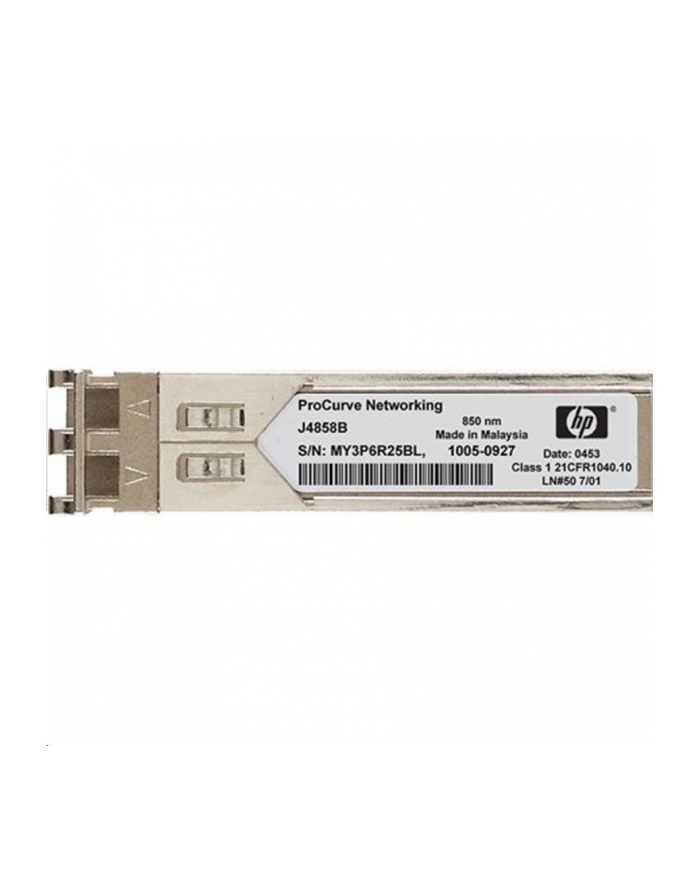 hewlett-packard HPE Aruba J4858D 1G SFP LC SX 500m MMF Transceiver główny