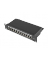 Patch panel Lanberg PPF6-9012-B (1U; 10 ; kat. 6; FTP; 12xRJ-45) - nr 13