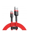 Kabel Baseus cafule CAMKLF-C09 (USB M - Micro USB M; 2m; kolor czerwony) - nr 4