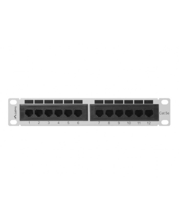 Patch panel Lanberg PPU5-9012-S (1U; 10 ; kat. 5e; UTP; 12xRJ-45)