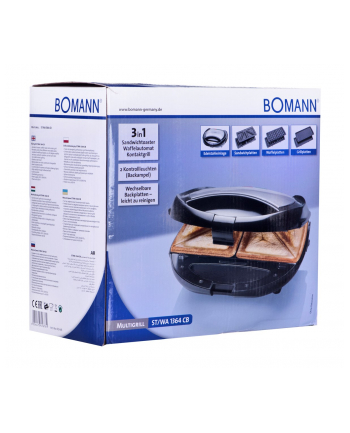 Opiekacz wielofunkcyjny Bomann ST/WA 1364