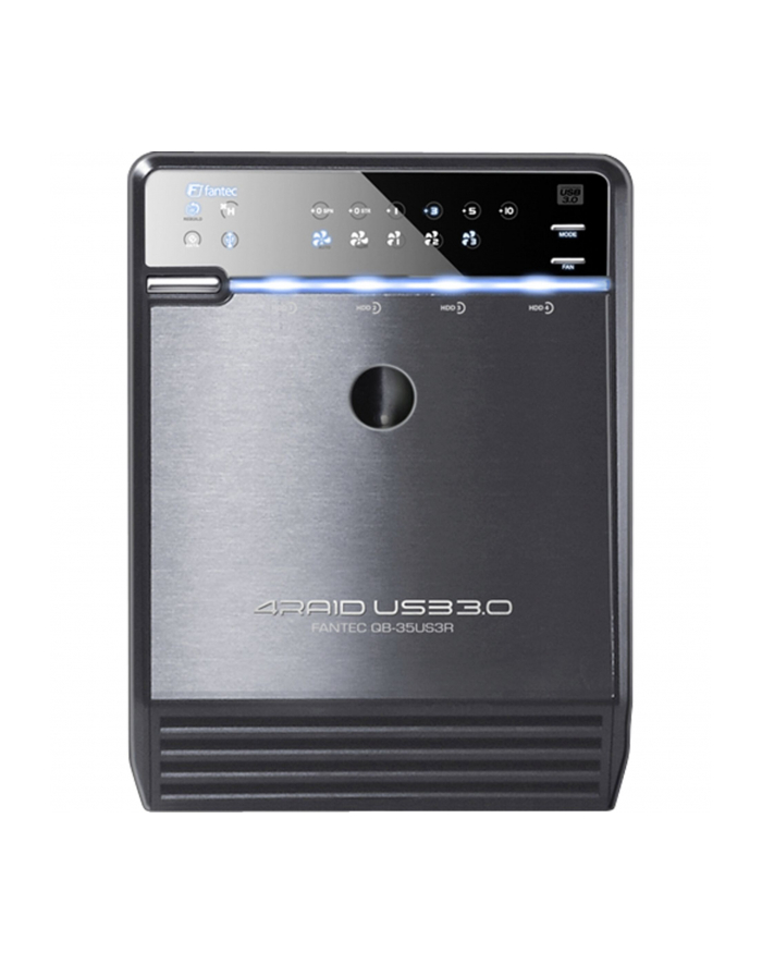 Obudowa fantec QB-35US3R 1519 (3.5 ; e-SATA  USB 3.0; Metal; kolor czarny) główny