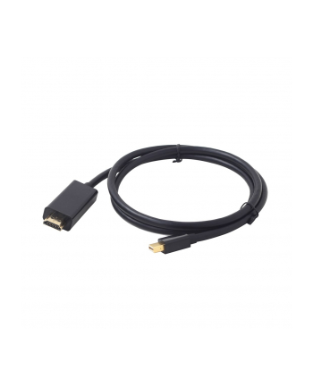 Kabel GEMBIRD CC-mDP-HDMI-6 (Mini DisplayPort M - HDMI M; 1 8m; kolor czarny)
