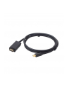 Kabel GEMBIRD CC-mDP-HDMI-6 (Mini DisplayPort M - HDMI M; 1 8m; kolor czarny) - nr 1