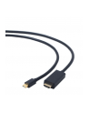 Kabel GEMBIRD CC-mDP-HDMI-6 (Mini DisplayPort M - HDMI M; 1 8m; kolor czarny) - nr 2