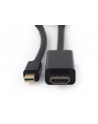 Kabel GEMBIRD CC-mDP-HDMI-6 (Mini DisplayPort M - HDMI M; 1 8m; kolor czarny) - nr 6