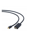 Kabel GEMBIRD CC-mDP-HDMI-6 (Mini DisplayPort M - HDMI M; 1 8m; kolor czarny) - nr 7