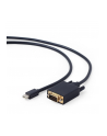 Kabel GEMBIRD CC-mDPM-VGAM-6 (Mini DisplayPort M - D-Sub (VGA) M; 1 8m; kolor czarny) - nr 3