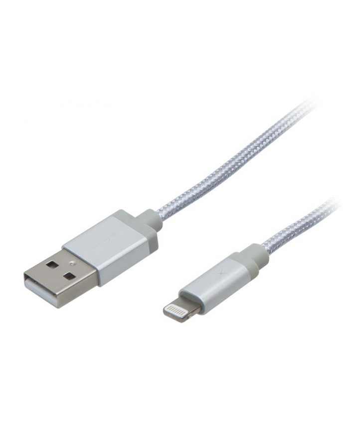 Kabel BLOW Shine 66-105# (USB - Lightning ; 1m; kolor srebrny) główny
