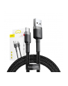 Kabel Baseus Cafule CATKLF-CG1 (USB 2.0 - USB typu C ; 2m; Szaro-czarny) - nr 13