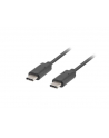 Kabel Lanberg CA-CMCM-10CU-0010-BK (USB 2.0 typu C - USB 2.0 typu C ; 1m; kolor czarny) - nr 2