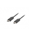 Kabel Lanberg CA-CMCM-10CU-0010-BK (USB 2.0 typu C - USB 2.0 typu C ; 1m; kolor czarny) - nr 3