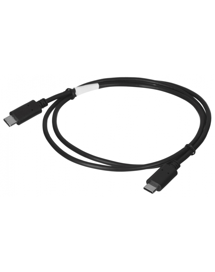 Kabel Lanberg CA-CMCM-10CU-0010-BK (USB 2.0 typu C - USB 2.0 typu C ; 1m; kolor czarny) główny