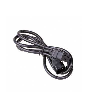 Kabel Akyga AK-UP-02 (C14  IEC C14 M - IEC320 C19 M; 1 8m; kolor czarny)