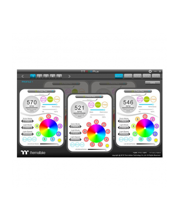 Wentylator do obudowy Thermaltake Pure 14 RGB Plus TT Premium Edition 3Pack nr 2