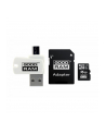 Karty pamięci z adapterem i czytnikiem kart GoodRam All in one M1A4-0160R12 (16GB; Class 10; Adapter  Czytnik kart MicroSDHC  Karta pamięci) - nr 12