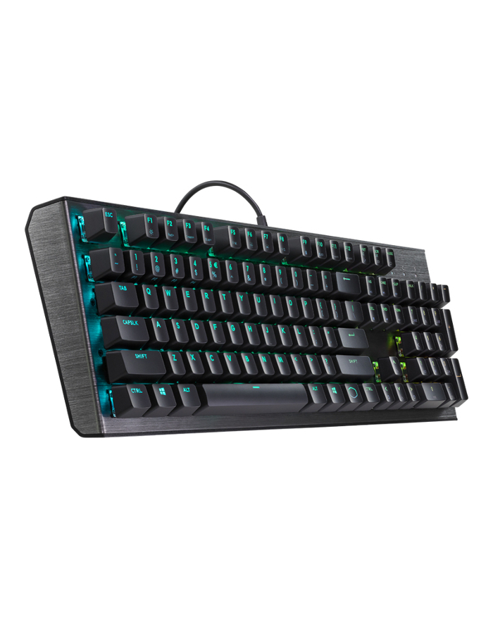 Klawiatura Cooler Master Masterkeys CK550 RGB CK-550-GKGL1-US (mechaniczna; USB 2.0; (US); kolor stalowy) główny