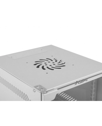 Szafy Lanberg WF10-2306-10S (6U; 329mm / 280mm / 310 mm; wisząca; Szklane; 10 ; kolor szary)