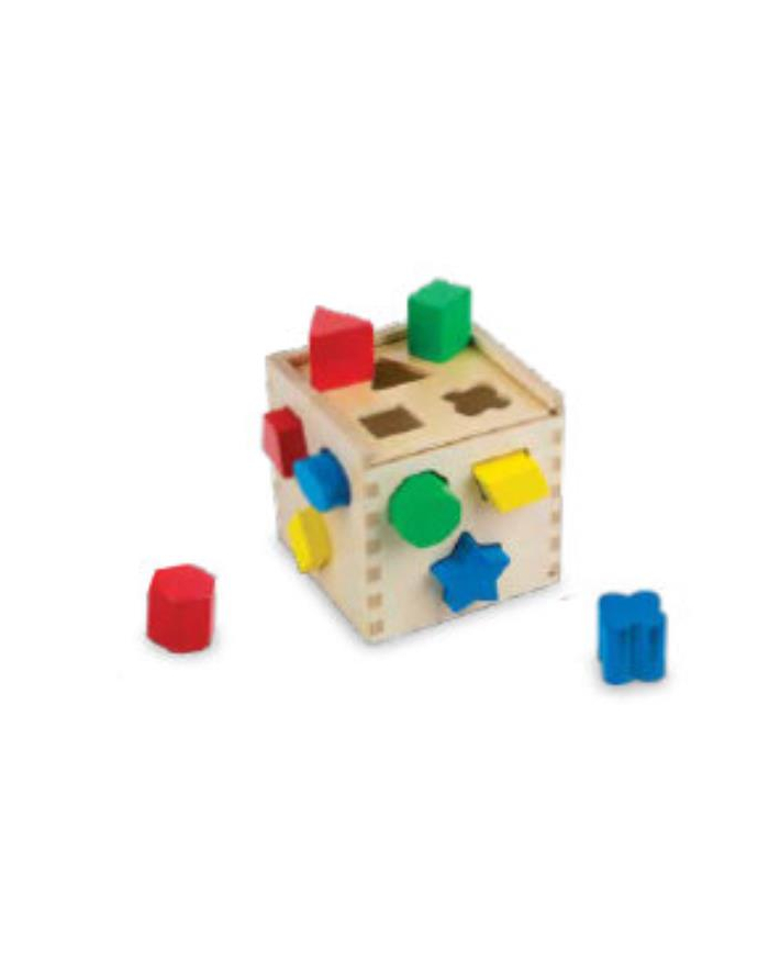 melissa & doug MELISSA Drewniany sorter sześcian Cube 10575 główny