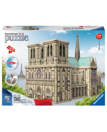 ravensburger Puzzle 3D 324el Katedra Notre Dame 125234