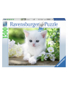 ravensburger Puzzle 1500el Biały kotek 162437 - nr 3