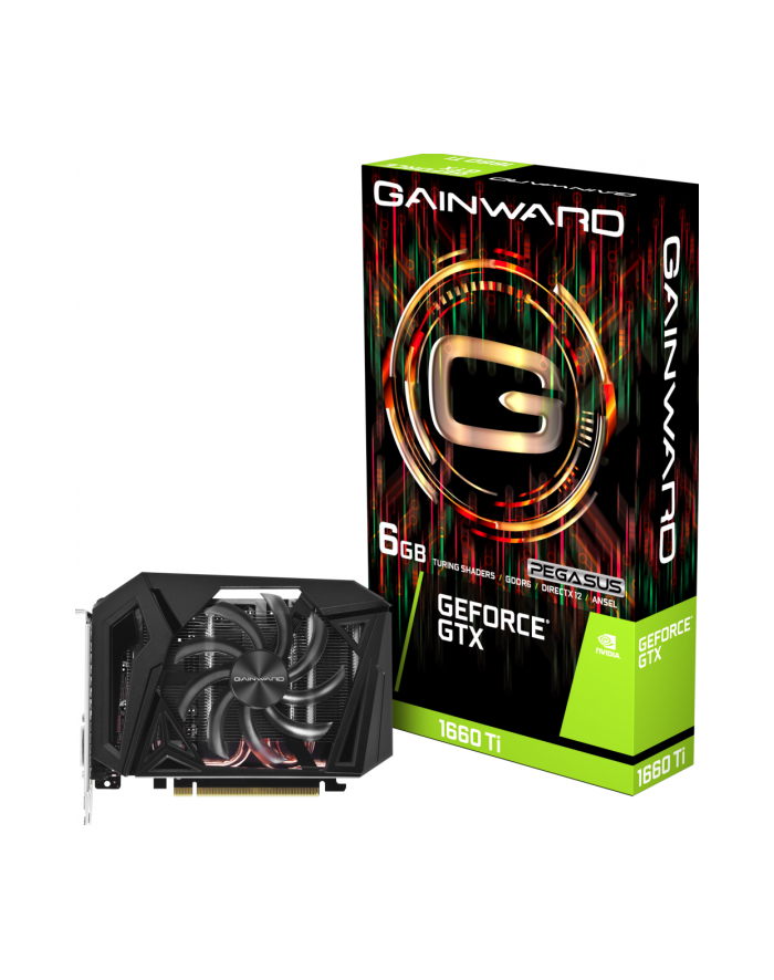 gainward Karta graficzna GeForce GTX 1660 Ti PEGASUS 6GB GDDR 192BIT DVI-D/HDMI/DP główny