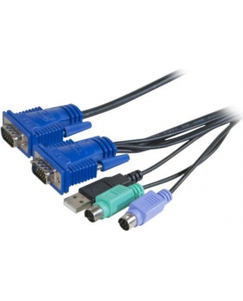 Exertis Connect KVM combo cable USB, PS / 2, 3.0 m (066303)
