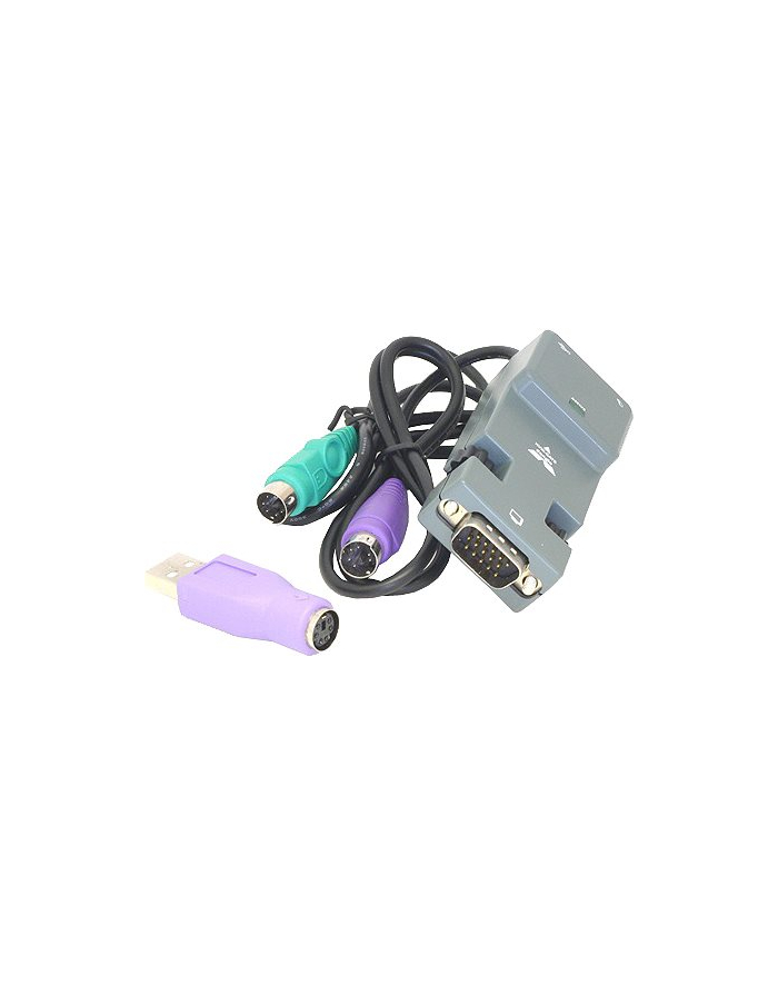 GRAFENTHAL KVM dongle for CAT5 switch - KVM dongle - 1 x VGA, 2 x PS / 2, 1 x USB adapter główny